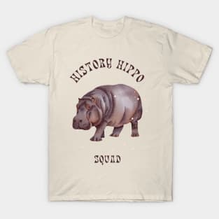 History Hippo (2) T-Shirt